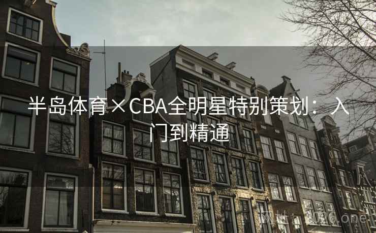 半岛体育×CBA全明星特别策划:入门到精通 第2张 半岛体育×CBA全明星特别策划:入门到精通 第2张
