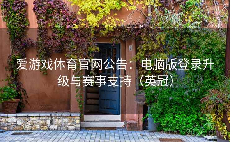 爱游戏体育官网公告：电脑版登录升级与赛事支持（英冠）