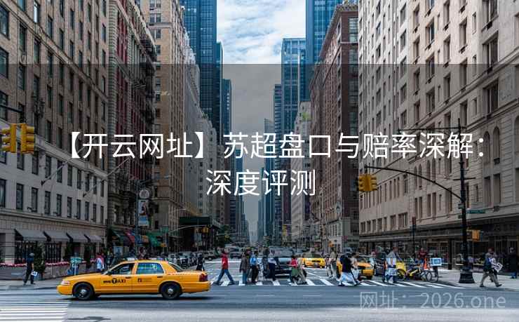 【开云网址】苏超盘口与赔率深解:深度评测 第2张 【开云网址】苏超盘口与赔率深解:深度评测 第2张